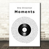 One Direction Moments Vinyl Record Song Lyric Music Art Print