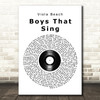 Viola Beach Boys That Sing Vinyl Record Song Lyric Music Art Print