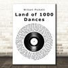 Wilson Pickett Land of 1000 Dances Vinyl Record Song Lyric Music Art Print