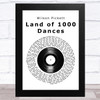 Wilson Pickett Land of 1000 Dances Vinyl Record Song Lyric Music Art Print