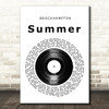 Brockhampton Summer Vinyl Record Song Lyric Music Art Print