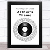 Christopher Cross Arthur's Theme Vinyl Record Song Lyric Music Art Print