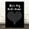 Blue October She's My Ride Home Black Heart Song Lyric Print
