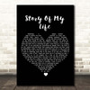 Bon Jovi Story Of My Life Black Heart Song Lyric Print