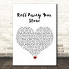 Mumford & Sons Roll Away Your Stone White Heart Song Lyric Print