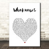 Musiq Soulchild Whoknows White Heart Song Lyric Print