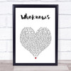 Musiq Soulchild Whoknows White Heart Song Lyric Print