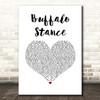 Neneh Cherry Buffalo Stance White Heart Song Lyric Print