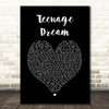 Boyce Avenue Teenage Dream Black Heart Song Lyric Print