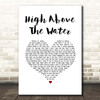 Parker McCollum High Above The Water White Heart Song Lyric Print