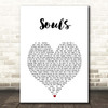 Rick Springfield Souls White Heart Song Lyric Print