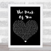 Breaking Benjamin The Dark Of You Black Heart Song Lyric Print