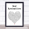 Robbie Williams Soul Transmission White Heart Song Lyric Print