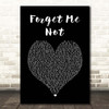 Brian Fallon Forget Me Not Black Heart Song Lyric Print