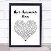 The Smiths This Charming Man White Heart Song Lyric Print