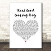 The Who Real Good Looking Boy White Heart Song Lyric Print