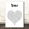 Time Ben's Brother White Heart Song Lyric Print