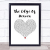 Wham! The Edge Of Heaven White Heart Song Lyric Print