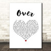 Blake Shelton Over White Heart Song Lyric Print