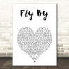 Blue Fly By White Heart Song Lyric Print