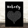 Casting Crowns Nobody Black Heart Song Lyric Print