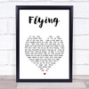 Bryan Adams Flying White Heart Song Lyric Print