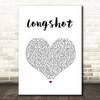 Catfish And The Bottlemen Longshot White Heart Song Lyric Print