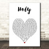 Deaf Havana Holy White Heart Song Lyric Print