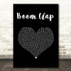 Charli XCX Boom Clap Black Heart Song Lyric Print