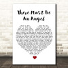 Eurythmics There Must Be An Angel White Heart Song Lyric Print