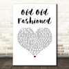 Frightened Rabbit Old Old Fashioned White Heart Song Lyric Print