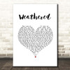 Jack Garratt Weathered White Heart Song Lyric Print