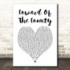 Kenny Rogers Coward Of The County White Heart Song Lyric Print