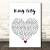 Majid Jordan King City White Heart Song Lyric Print