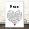 Selena Gomez Rare White Heart Song Lyric Wall Art Print