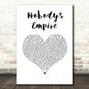 Belle & Sebastian Nobody's Empire White Heart Song Lyric Wall Art Print