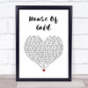 Twenty One Pilots House Of Gold White Heart Song Lyric Wall Art Print
