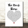 Blink-182 The Rock Show White Heart Song Lyric Wall Art Print