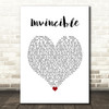 Chris Perez Best I can White Heart Song Lyric Wall Art Print