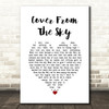 Deacon Blue Cover From The Sky White Heart Song Lyric Wall Art Print