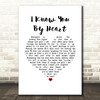 Eva Cassidy I Know You By Heart White Heart Song Lyric Wall Art Print
