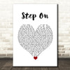 Happy Mondays Step On White Heart Song Lyric Wall Art Print