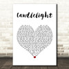Jack Savoretti Candlelight White Heart Song Lyric Wall Art Print
