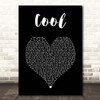 Dua Lipa Cool Black Heart Song Lyric Print