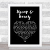 Duffy Syrup & Honey Black Heart Song Lyric Print