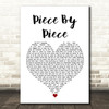Kelly Clarkson Piece By Piece White Heart Song Lyric Wall Art Print