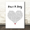Mac Miller Once A Day White Heart Song Lyric Wall Art Print