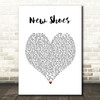 Paolo Nutini New Shoes White Heart Song Lyric Wall Art Print