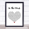 Camila Cabello In The Dark White Heart Song Lyric Quote Music Print