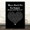 Eurythmics There Must Be An Angel (Playing With My Heart) Black Heart Song Lyric Print